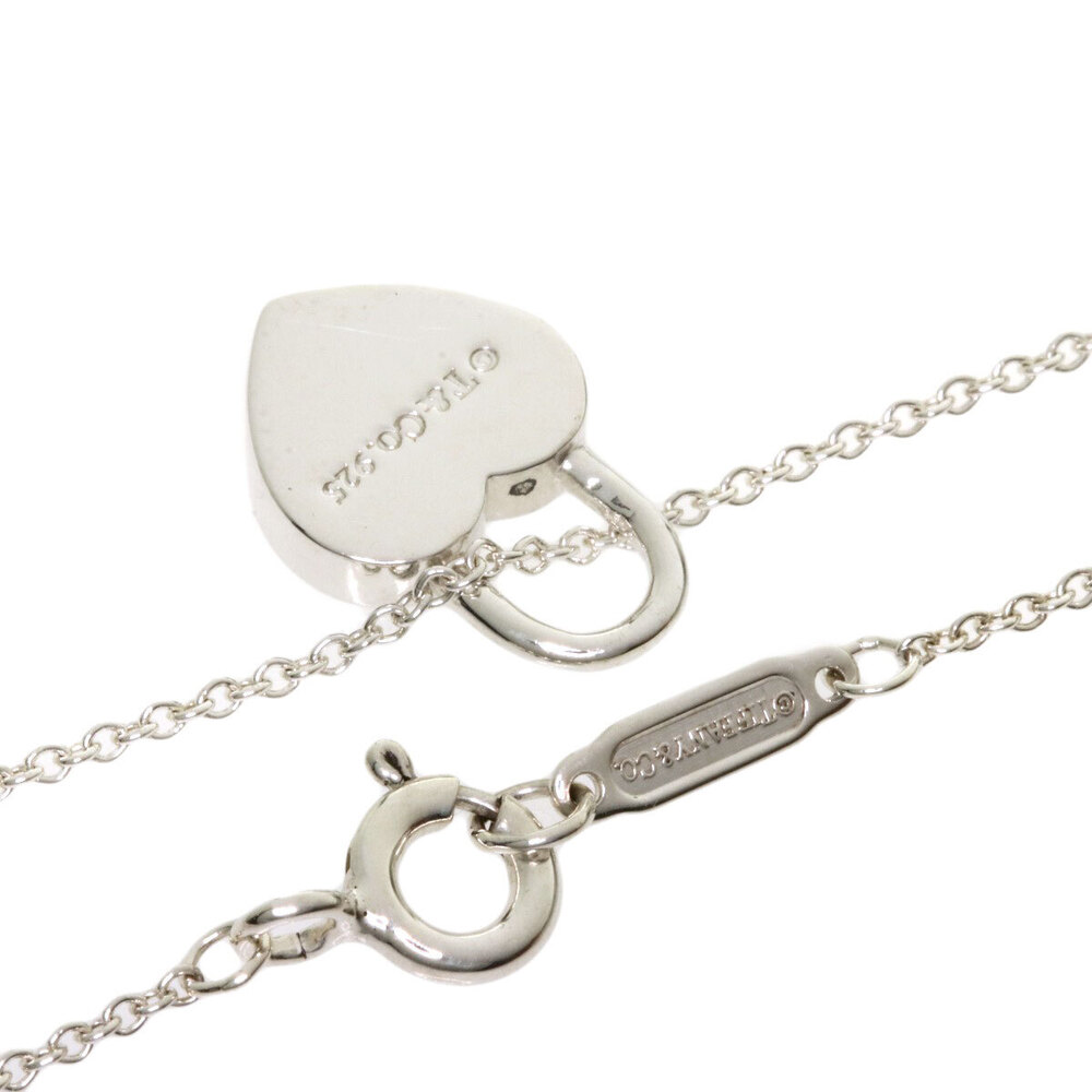 Tiffany Heart Lock Necklace Silver